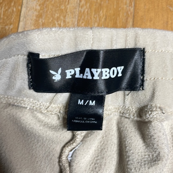 Playboy velour wide leg pants - Picture 6 of 10